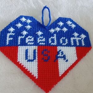 Patriotic Heart Wall Hanging